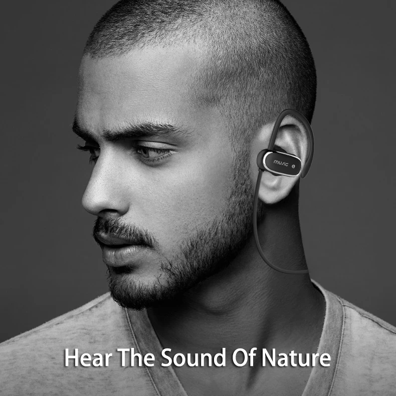 Ear Hook Bluetooth Earphone Wireless Earphones BT 4.2 Sport Headset Volume Control Stereo Long Standby Earbuds For PC Sporter