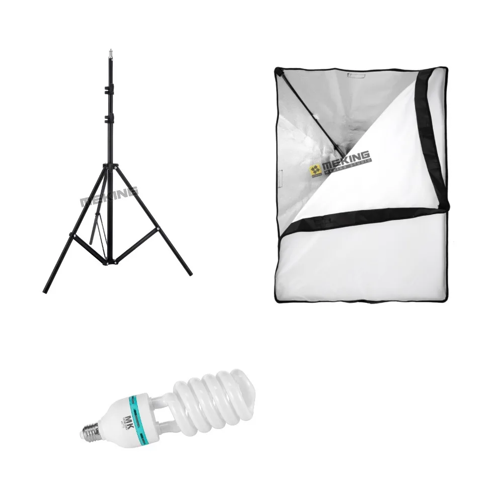 Photography Studio Softbox Kit Photo Lighting Four-capped Lamp Holder Lighting+ 50*70cm Softbox+2m Light Stand Photo Soft Box Photography Studio Softbox Kit Photo Lighting Four-capped Lamp Holder Lighting+ 50*70cm Softbox+2m Light Stand Photo Soft Box
