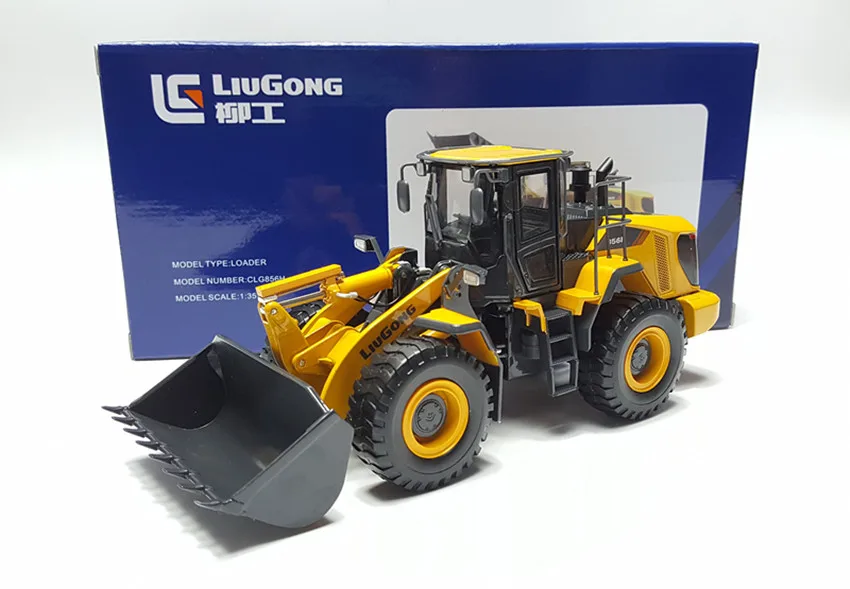 Редкая коллекционная литая модель игрушка в подарок масштабе 1:35 Liugong 856H колесный