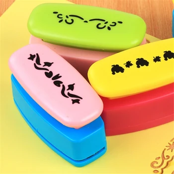 

MIRUI new creative DIY Paper Printing Card Cutter Scrapbook Shaper small Embossing device Hole Punch For Kid Handmade Craft gift