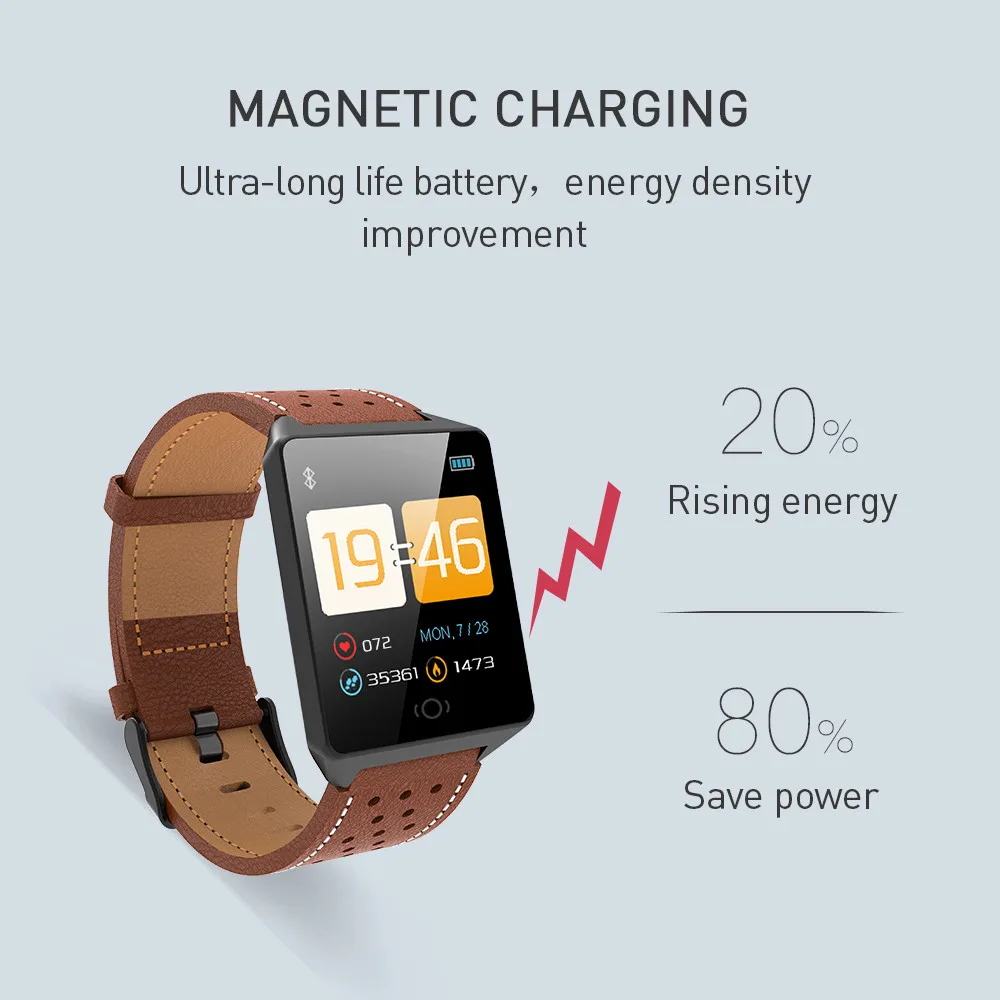 

Elegant SmartWatch 1.3inch Heart Rate Activity Step Counter Sleep IP67 Smart Pedometer Bluetooth4.0 For Kids Women Men Wearable