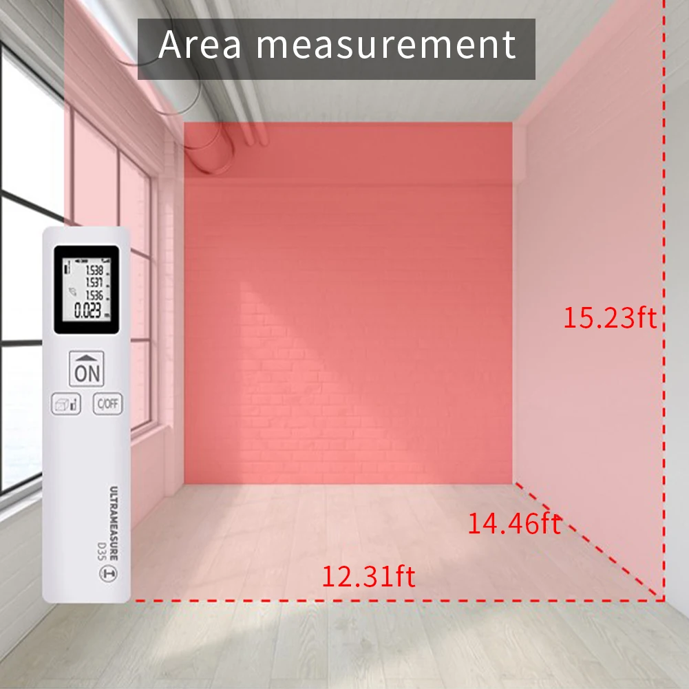 D35-Mini инфракрасный дальномер измерительный инструмент Высокая точность ручной номер электронная линейка 30 м#30