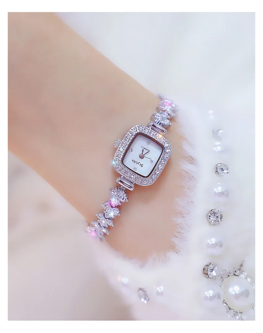 Лидирующий бренд, маленькие и элегантные женские часы с прямоугольным циферблатом, женские часы, новое модное Ювелирное Украшение бриллиант, часы Zegarek Damski