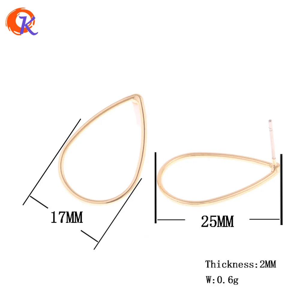 Cordial дизайн 100 шт. 17 * мм 25 мм ювелирные аксессуары/Серьги Гвоздики/DIY/цинковый сплав/полые падение форма/ручной работы/серьги выводы