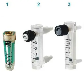 LZQ-2 3LPM plastic air flowmeter ( H = 80mm Oxygen flow meter)with control valve for Oxygen conectrator it can adjust flow welding gas flowmeter