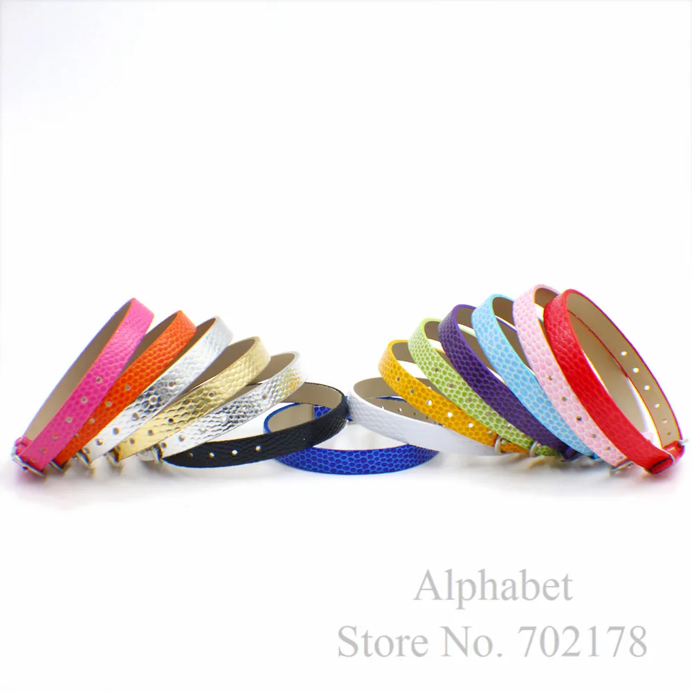 10 шт. аксессуары для браслета из искусственной кожи|slide charms|8mm slide charmsdiy accessories |