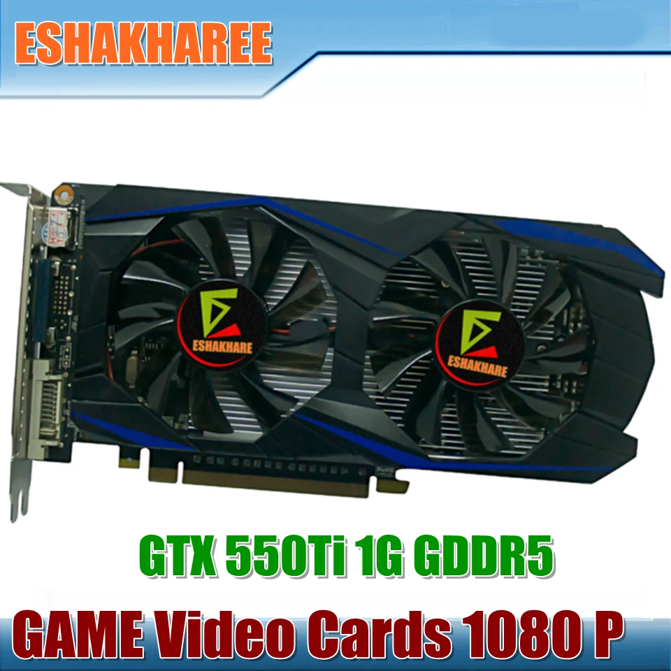 

New Arrival Game Graphics Card Geforce GTX 550Ti Video Card GDDR5 1G 192Bit Place De Video Card Support PC Game Full HD 1080 P