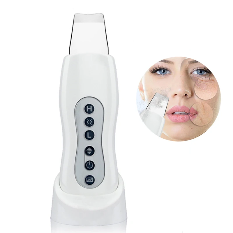 Sonic Face Scrubber Ultrasonic Skin Cleaner Face Cleaning Lift Acne