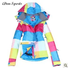 New famous brand Gsou Snow colorful windproof women’s snowboard jackets outdoor girl ski jackets hoody skiing suits top quality