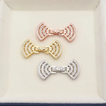 

Wholesale DIY Natural Stones Beads Jewelry Making Accessories Silver/Gold/Rose Gold Metal Connector Clasps Findings