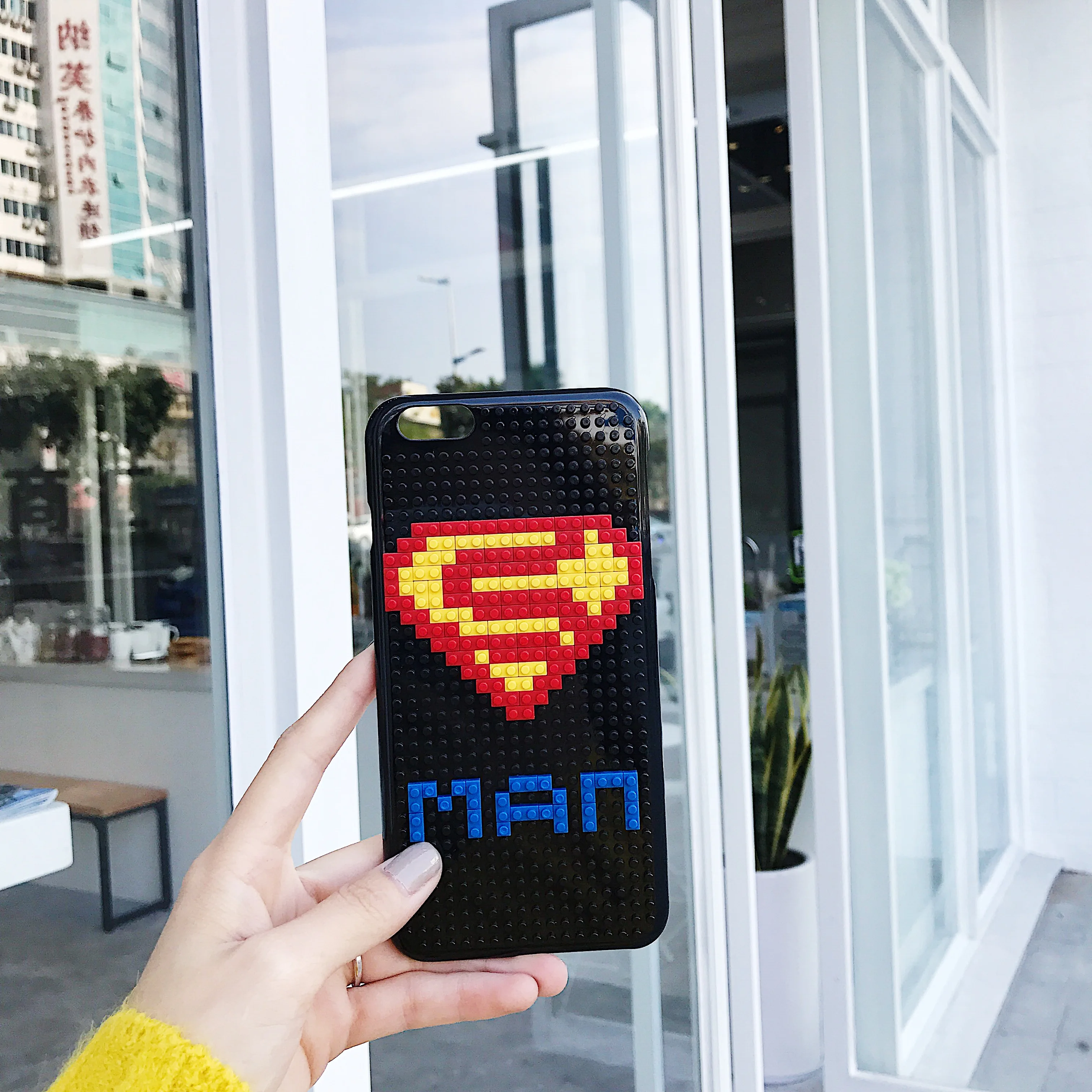 DIY Mobile Phone case blocks for iPhone 7 6 6S Plus mini building block Xiaomi 3d pattern Oppo Huawei P10 | Мобильные телефоны и