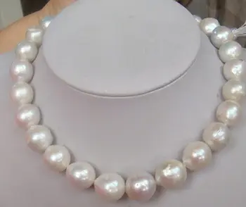 

classic 12-14mm south sea white pearl necklace 18inch KKK