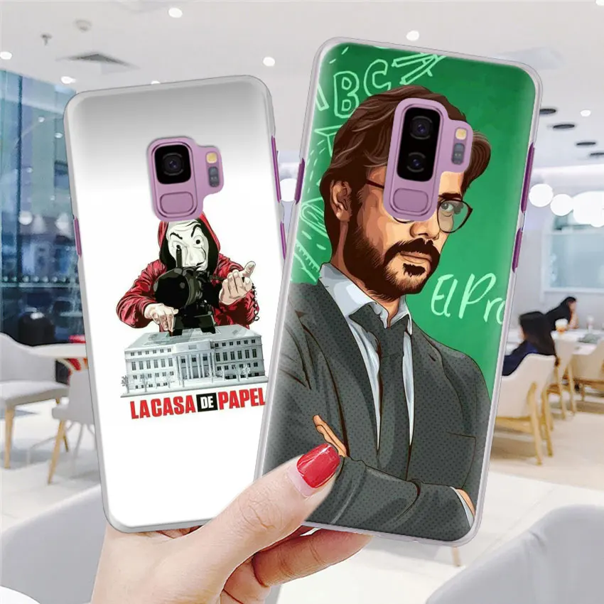 Чехол для телефона La Casa de papel Samsung Galaxy S10e S10 S20 + Ultra S7 S8 S9 Plus Note 8 9 10 5G Жесткий