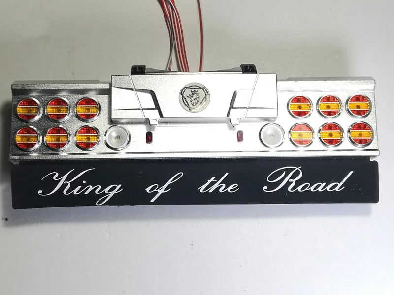 Алюминиевый светодиодный фонарь комбинированный для tamiya по супер скидке 1/14th Масштаб rc 56323 r620 r470 king трактор, прицеп, грузовик