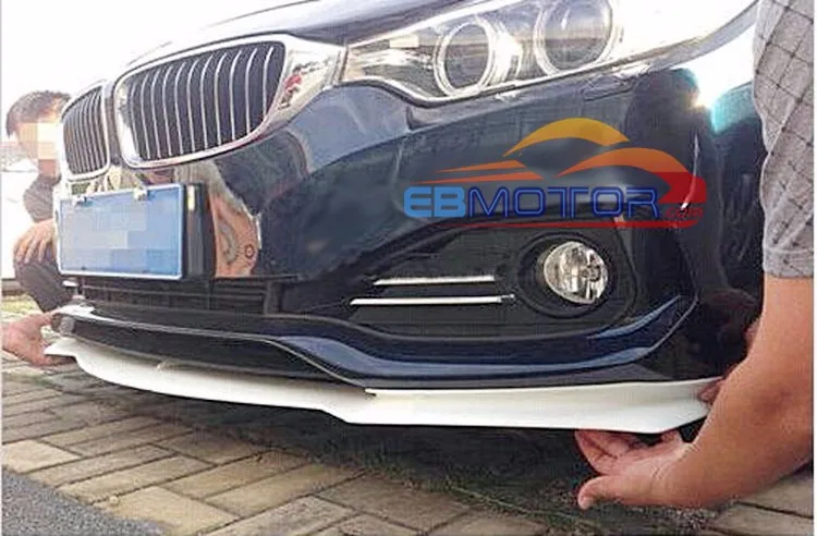 Front Lip Spoiler For Bmw F32 Normal Bumper 2014UP 428i 435i B168F 1
