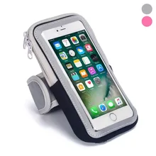 Чехол с держателем для мобильного телефона, ремешок на руку с застежкой-молнией/мобильная тренировка для Apple iPhone 6 7 8 iPod Touch(China)