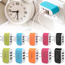 EU US Plug Wall Charger Station 3 Port USB Charge Charger Travel AC Power Chargers Adapter