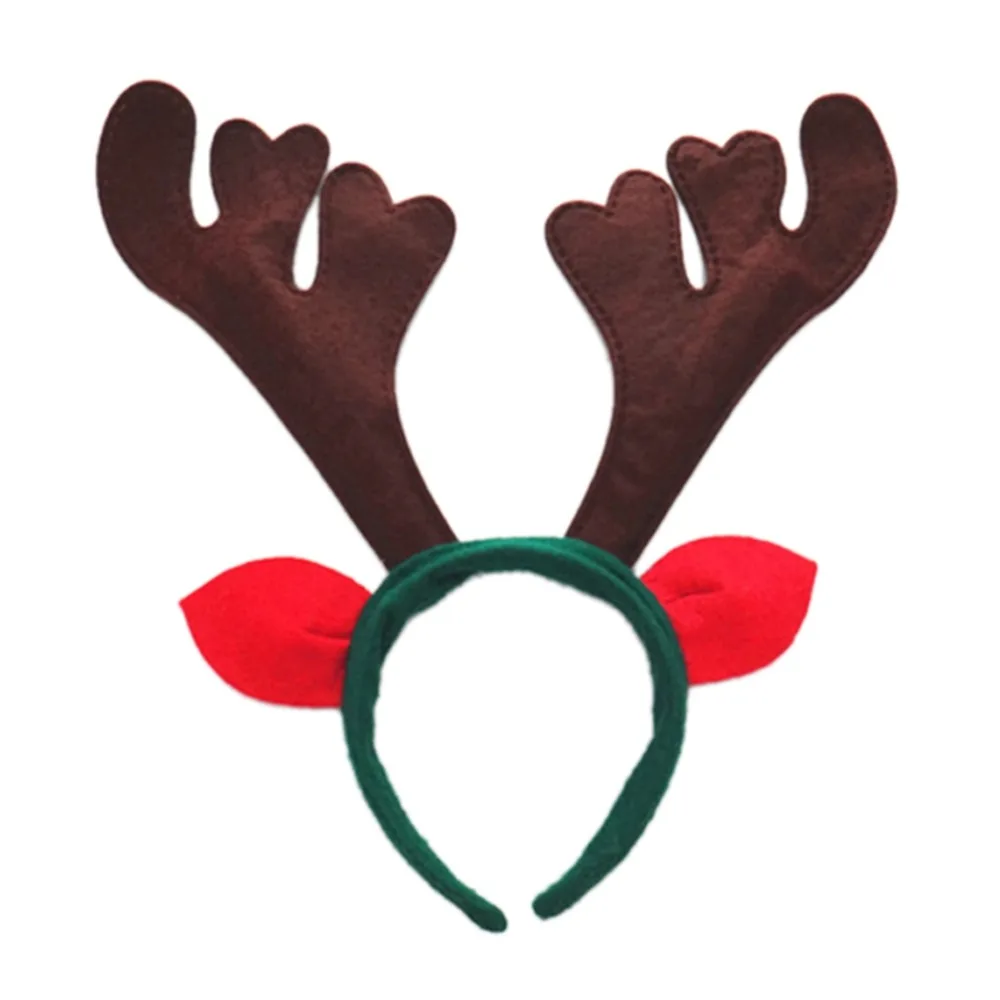 

Birthday party props Antlers Hair Hoop Christmas reindeer Headband Headwear for Children Christmas Costume Party Ears Decoration