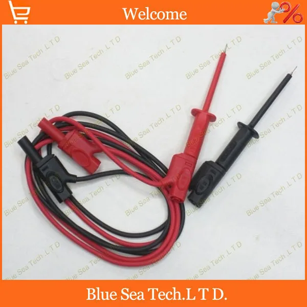 ФОТО Multimeter & car industry test tool kids/sets.test probe +1.0M plug test cable 2 in 1 testing tool,CATIII 1000V/16A