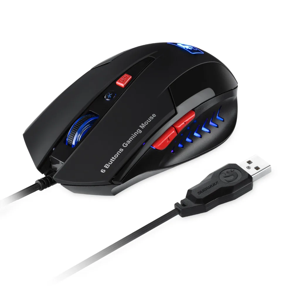 Technology M398 Ergonomic Increase Gaming Mouse with LED Light