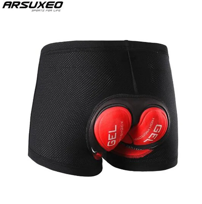 arsuxeo men's cycling mtb shorts review