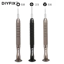 Прецизионная Магнитная отвертка P2 0,8 Pentalobe 2,5 мм Phillips 0,6 Y наконечник для iPhone XS Max XR 8 P разборка инструмент для ремонта открывания