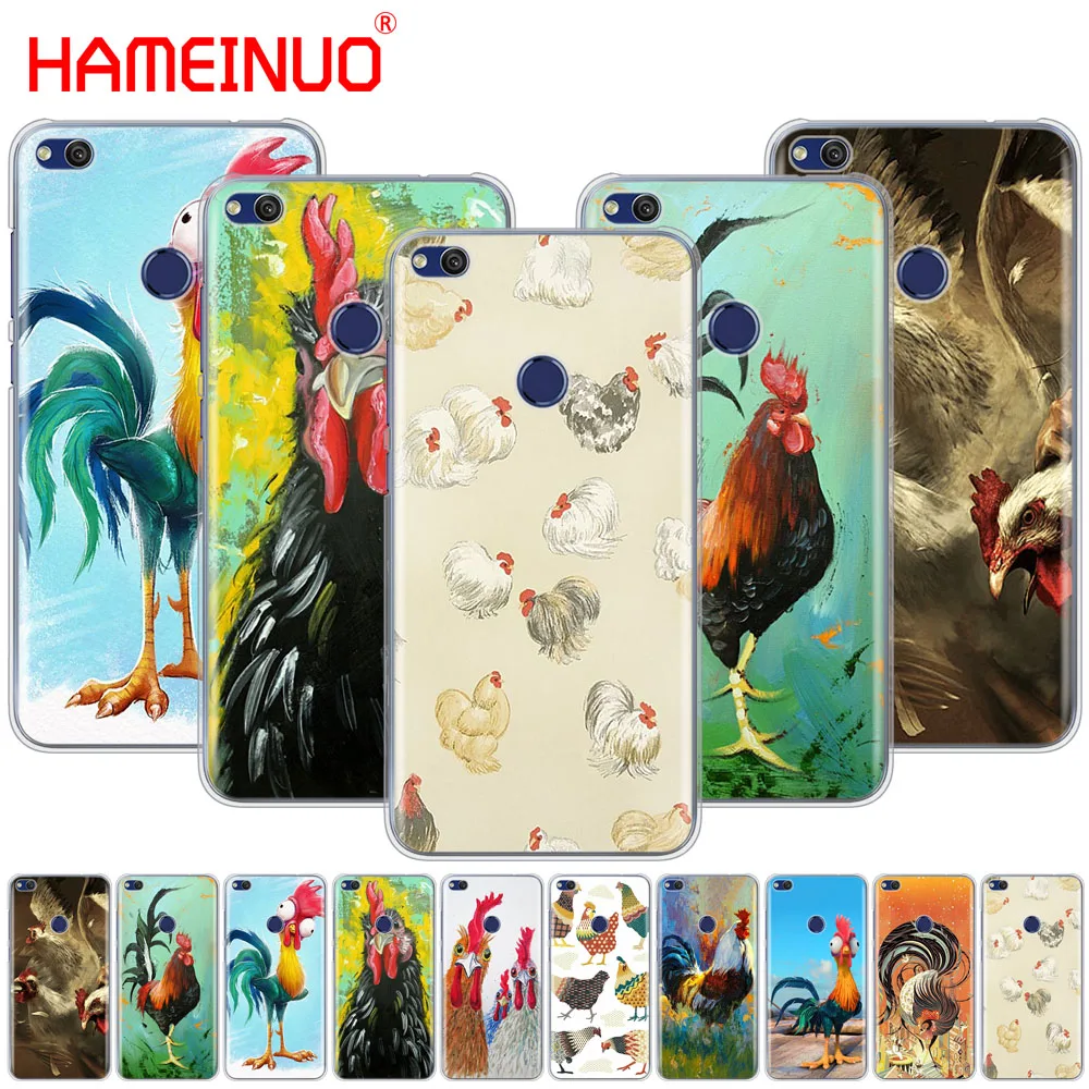 HAMEINUO большой петух с курицей Роскошный Гибридный чехол для телефона huawei Ascend P7 P8 P9