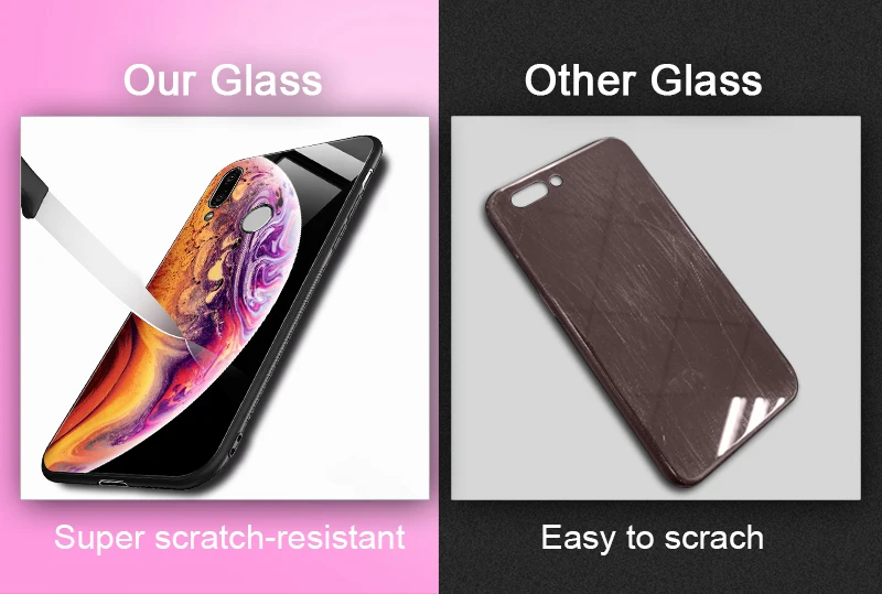 Hisomone Glass Silicone Case For Huawei P20 Lite P Smart Luxury Space Back Cover Case For Huawei Honor 9 Lite 10 Mate 20 Lite