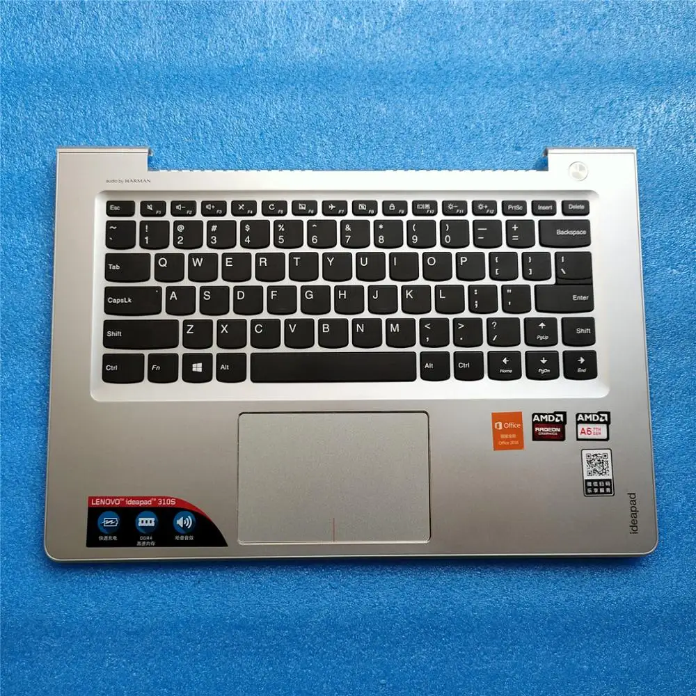 Для lenovo IdeaPad 310S-14 510S-14 310S 510S Упор для рук верхний чехол верхняя крышка клавиатура США ssilver