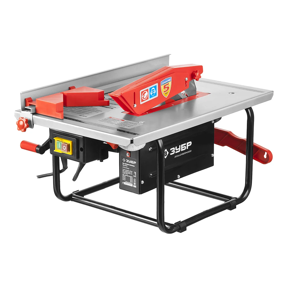 Пила-станок циркулярная ЗУБР ЗПДС-200-800 (Мощность 800, диаметр диска 200 мм, скорость вращения 2950 об/мин, макс.глубина пропила 40 мм, регулировка угла 0-45°)