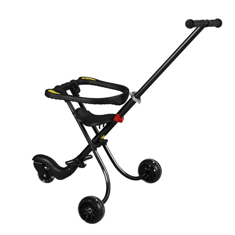 All Aluminum Alloy Anti-Rollover Foam Wheel Baby Stroller Foldable Three Wheels Mother & Kids Stroller Four Colors Available06