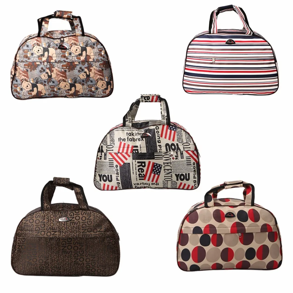 THINKTHENDO Fashion Oxford Cloth Hand Large Travel Bag Capacity Luggage