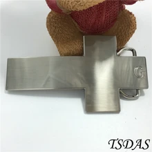 Fivela de Cinto cruz Das Mulheres Dos Homens calças de Brim acessórios Presente Clássico De Prata do Metal Fivela de Cinto Adequado Para 3.8 cm de Largura da Correia