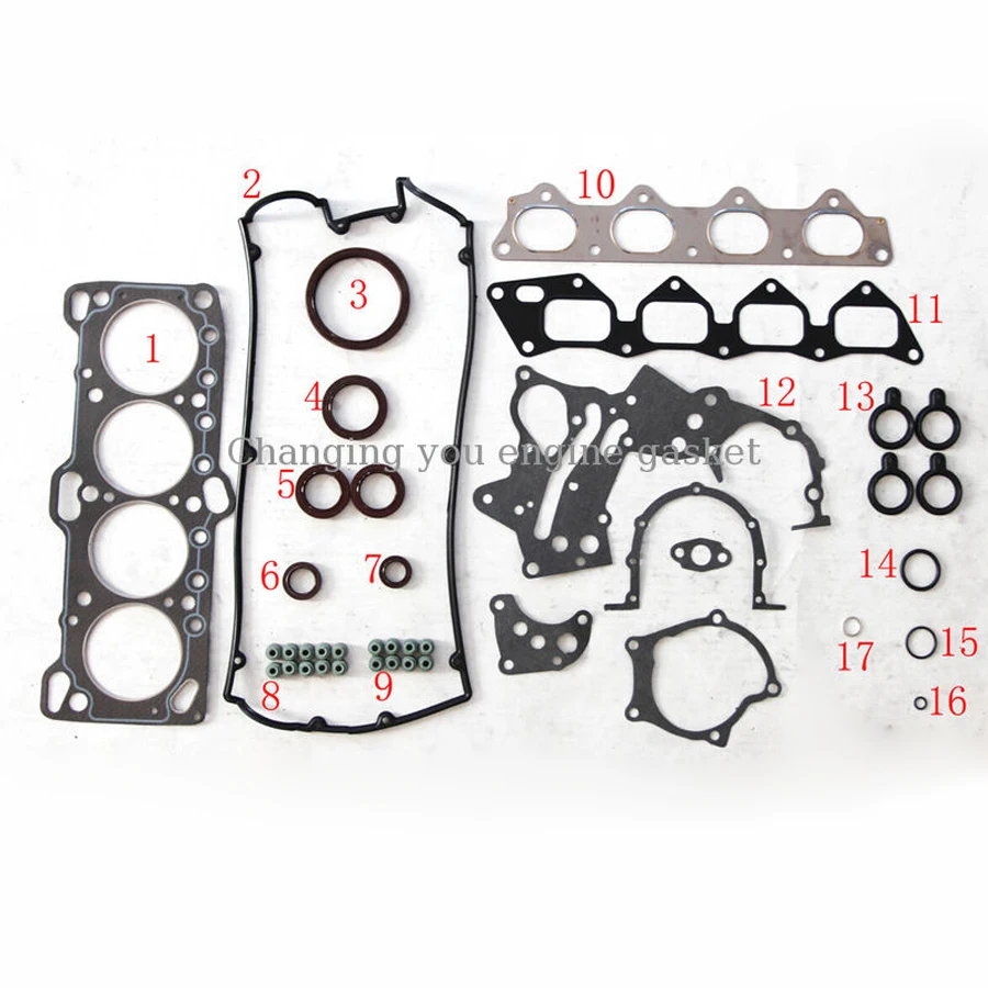 4G61 4G61T детали двигателя 16 В для CHRYSLER Peak TURBO MD997473 MD997662 50121900|engine gasket|turbo turbo turboengine |