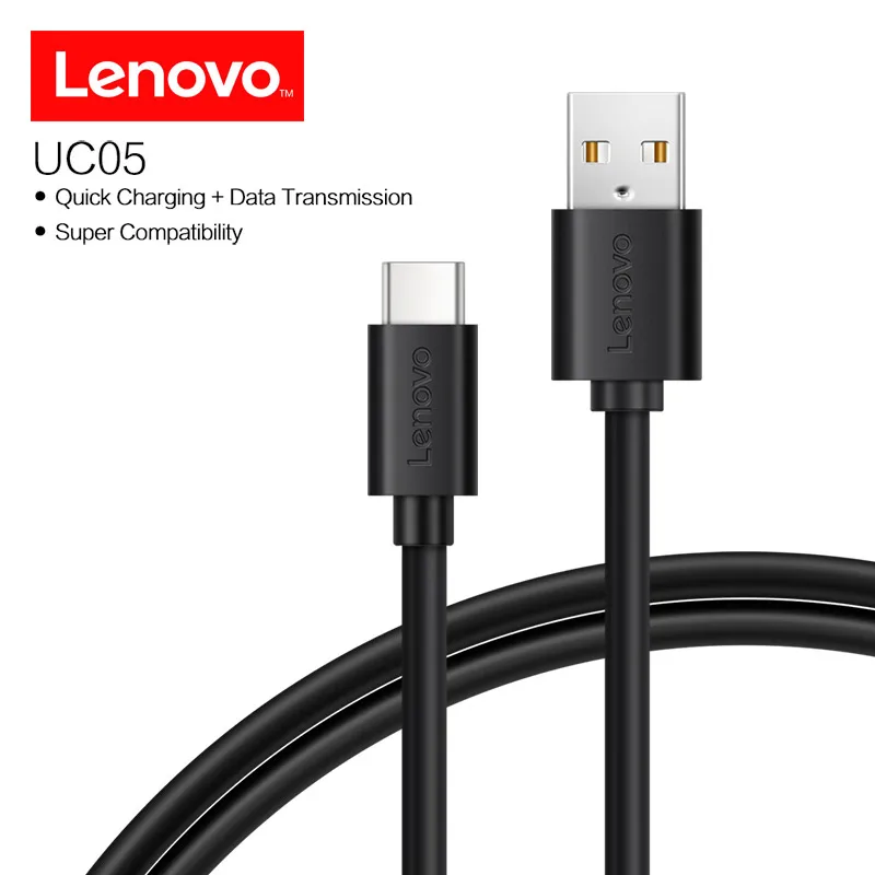 Lenovo оригинальный 1 5 м Тип-C кабель Reversible USB C провод Быстрая зарядка передачи