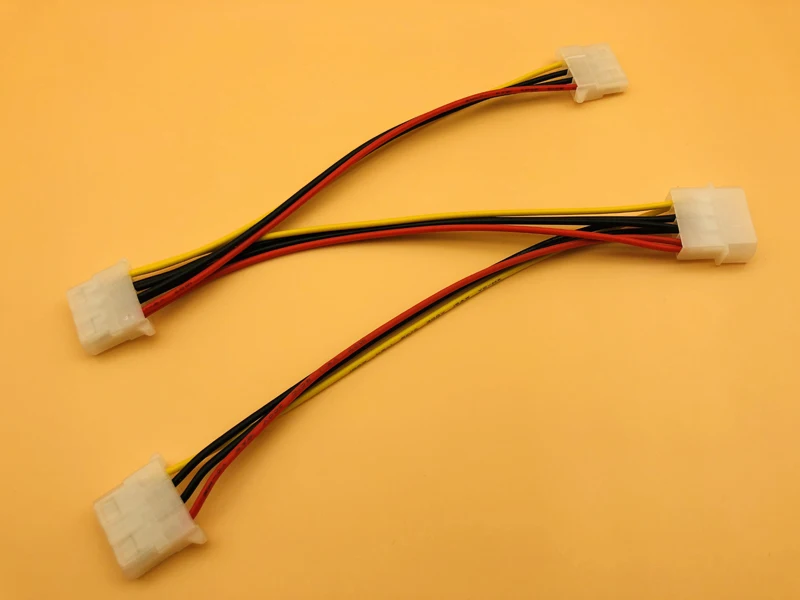 Новый 4Pin кабель питания один Molex папа на 3 порта IDE Женский блок сплиттер адаптер