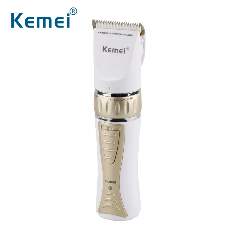 

Free Shipping Kemei Electric Hair Trimmer Hair Clipper Cutting Machine Alloy Blade 4 limit combs for Men And Children
