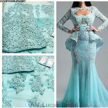 Элегантные вечерние платья с длинными рукавами, кружевные платья в официальном стиле для свадебной вечеринки, vestido de festa Longo