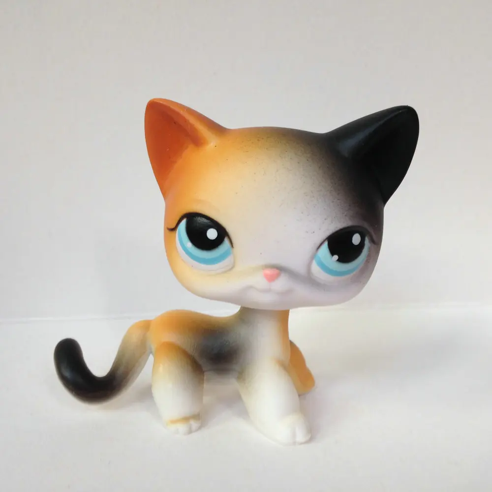 

Pet Shop Animal Colored Figure Child Toy Gril Short Hair Cat DWA291