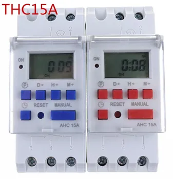 

thc15a AHC15A Din rail timer relay time switches weekly programmble electronic TIME SWITCH 220V bell ring device ok