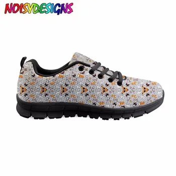 

german shepherd police badge Printed Women Casual Flats Sneakers Fashion Women's Comfortable Breathable Shoes Flat Woman Mujer