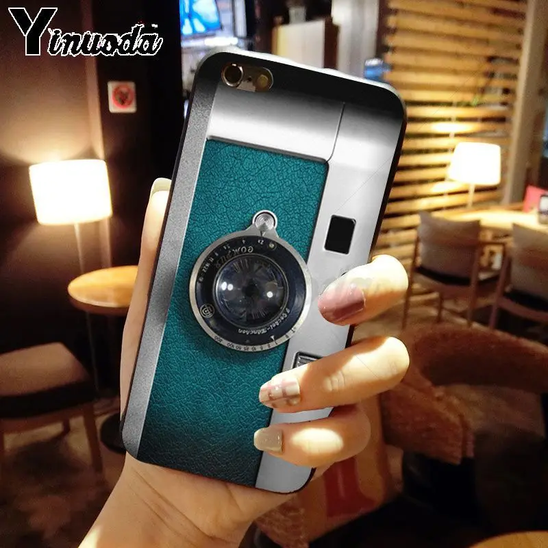 classic retro Black silver vintage camera Design