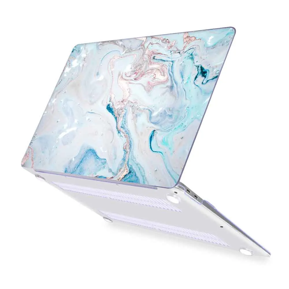 Чехол для ноутбука MacBook Air Pro retina 11 12 13 15 A1932 Pro 13 15 16 дюймов Сенсорная панель A2141 A2159 пластиковый жесткий чехол - Цвет: Z276