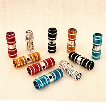 

Aluminum Alloy Foot Stand Stunt Pegs 2 x BMX Mountain Road Bicycle Front Rear Wheel Axis Axle Cylinder Pedal Bike Column Foot