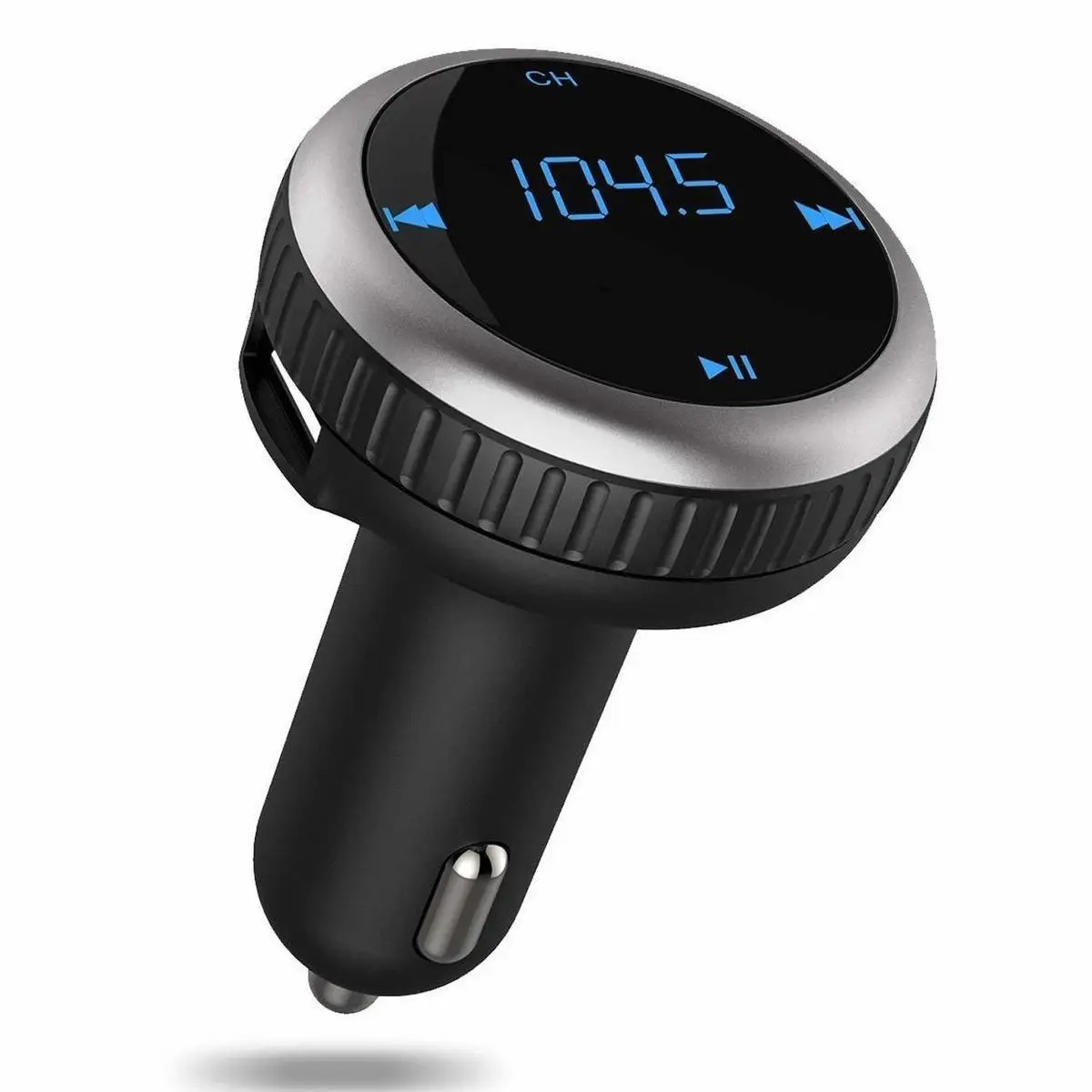 

FM Transmitter Bluetooth Modulator Hands Free Car Kit with Car GPS Location Tracking Car MP3 Audio Player USB Charger LED