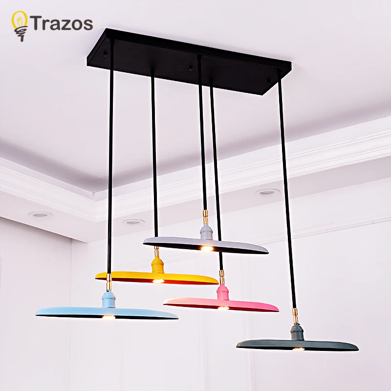 

TRAZOS LED Ceiling Lights Colorful Ceiling Mounted For Living Room Round Bedroom Lamp Metal Frame Kitchen Lighting Fixturea