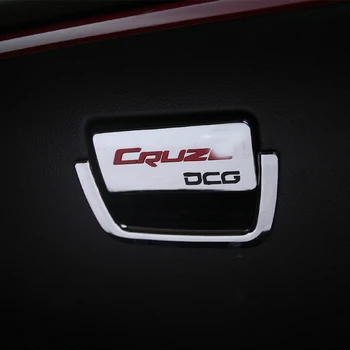 

2Pcs/Set Glove Box Handle Cover Copilot Storage Clasp Hand Bowl Sequins Sticker for Chevrolet Cruze Sedan Hatchback 2009 - 2016