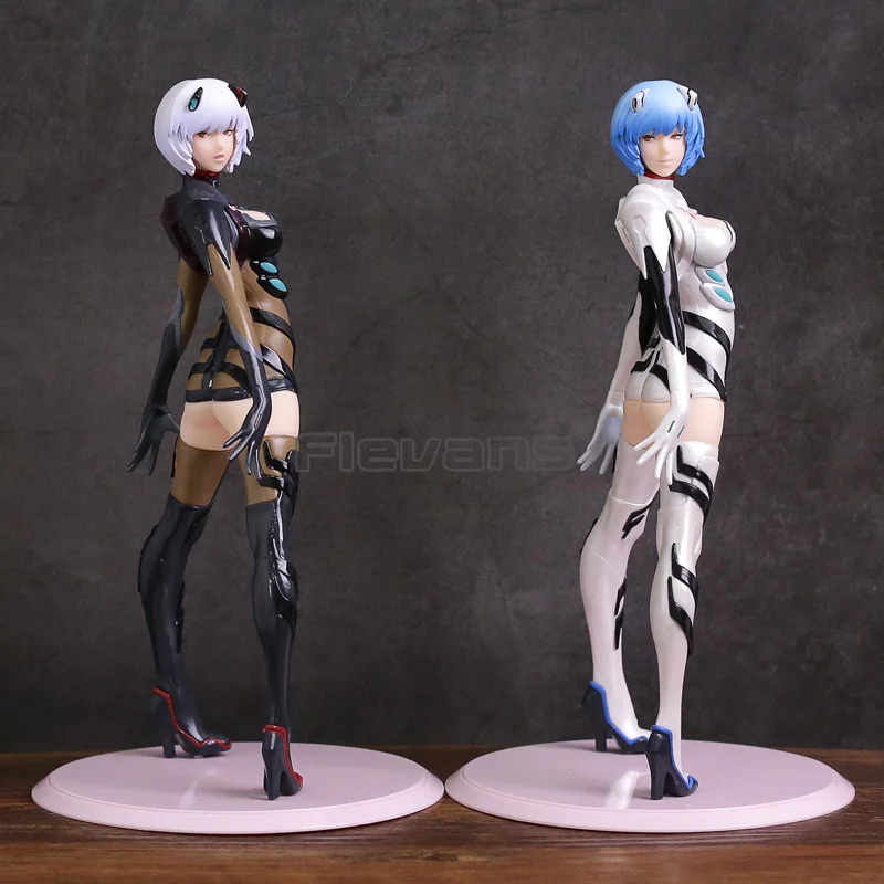 

EVA Rebuild of Evangelion Ayanami Rei PVC Figure Collectible Model Toy Black/White