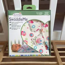 Летний супермягкий костюм SwaddleMe для новорожденных, хлопок, для детей 0-3 месяцев, спальный мешок, размер 50X73X39 см