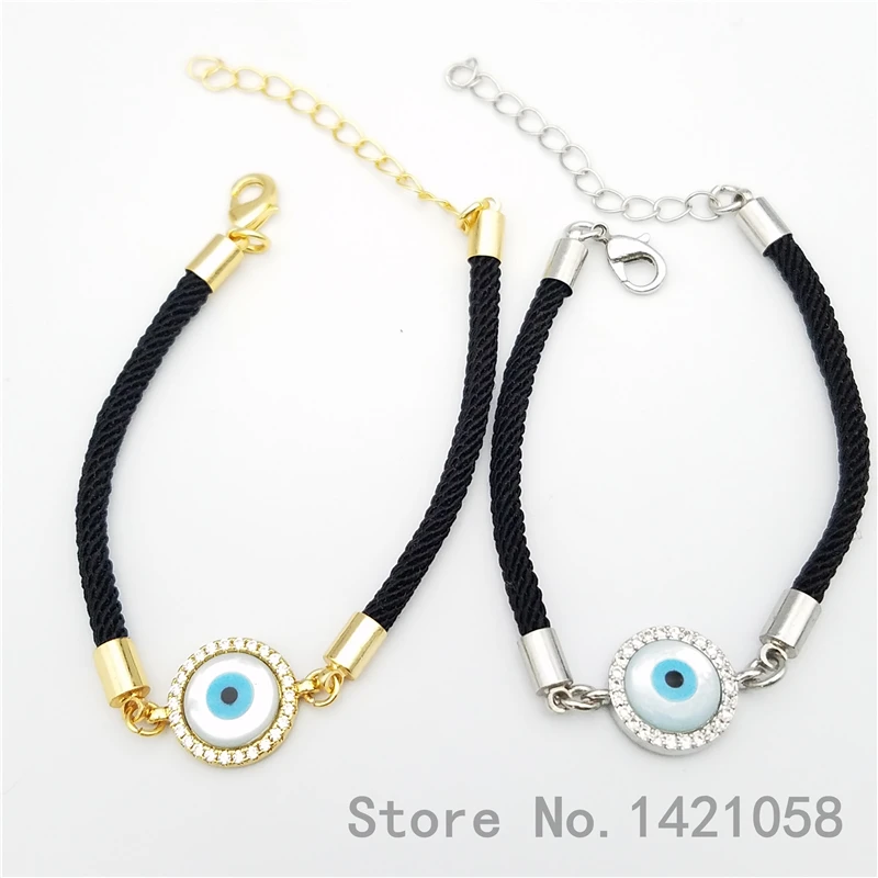 

10pcs/Lot Wholesale low price good quality rope charm round eye charm bracelet unisex